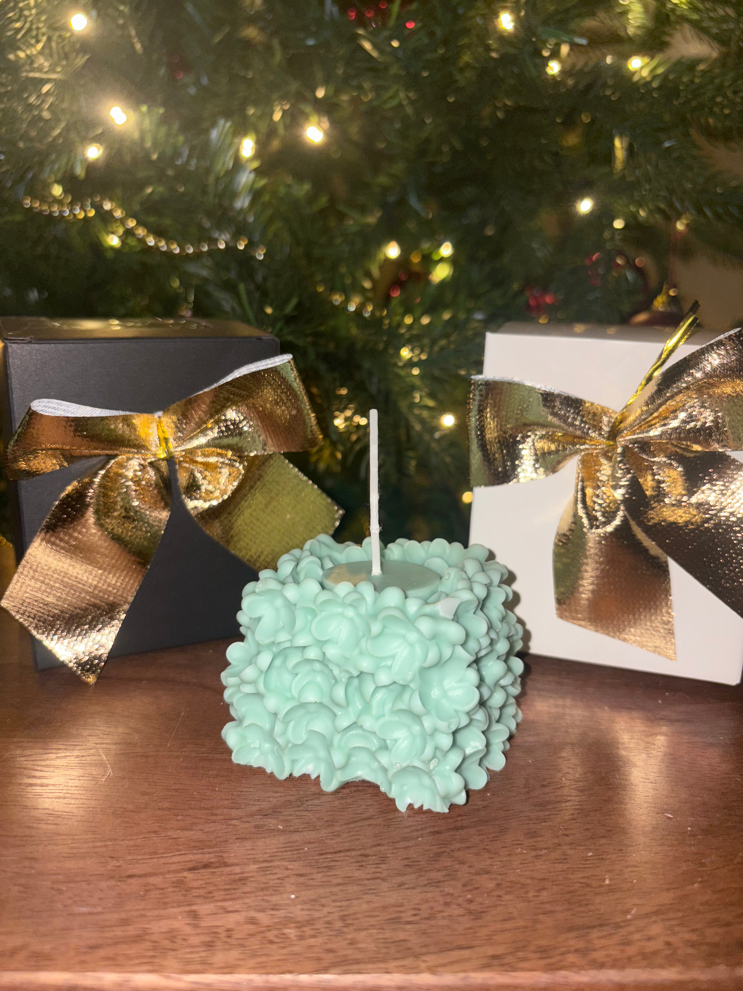 Värmeljus) doft av blommor,